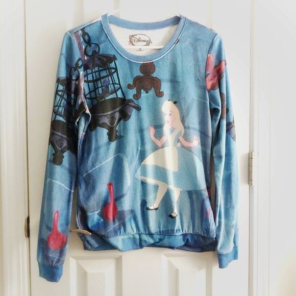 Disney Sweaters - Disney Alice in Wonderland Pullover Sweater